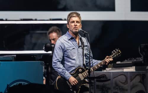 CARDIFF, WALES - JULY 04: (EDITORS NOTE: EDITORIAL USE ONLY. IMAGES MAY ONLY BE USED IN RELATION TO THE EVENT. NO COMMERCIAL USE. NO USE IN PUBLICATIONS SOLELY DEDICATED TO THE ARTIST. NO USE AFTER JULY 03, 2026.) Noel Gallagher of Oasis performs on stage during the opening night of their Live 25' Tour at Principality Stadium on July 04, 2025 in Cardiff, Wales. (Photo by Gareth Cattermole/Getty Images)