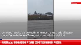 Australia, inondazione a Taree dopo tre giorni di pioggia