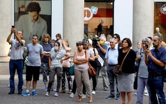 Una manifestazione contro il green pass a Milano