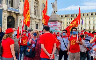 Manifestazioni lavoro Cgil, Cisl, Uil