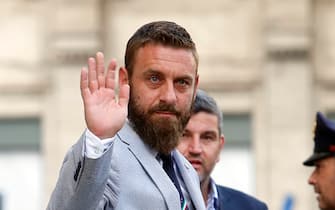 Daniele De Rossi during the visit of the Italian National team at Palazzo Chigi, where the athletes met the Italian Premier after winning the UEFA Euro 2020 cup. Rome (Italy), July 12th 2021 (photo by Samantha Zucchi/Insidefoto/Mondadori Portfolio via Getty Images)