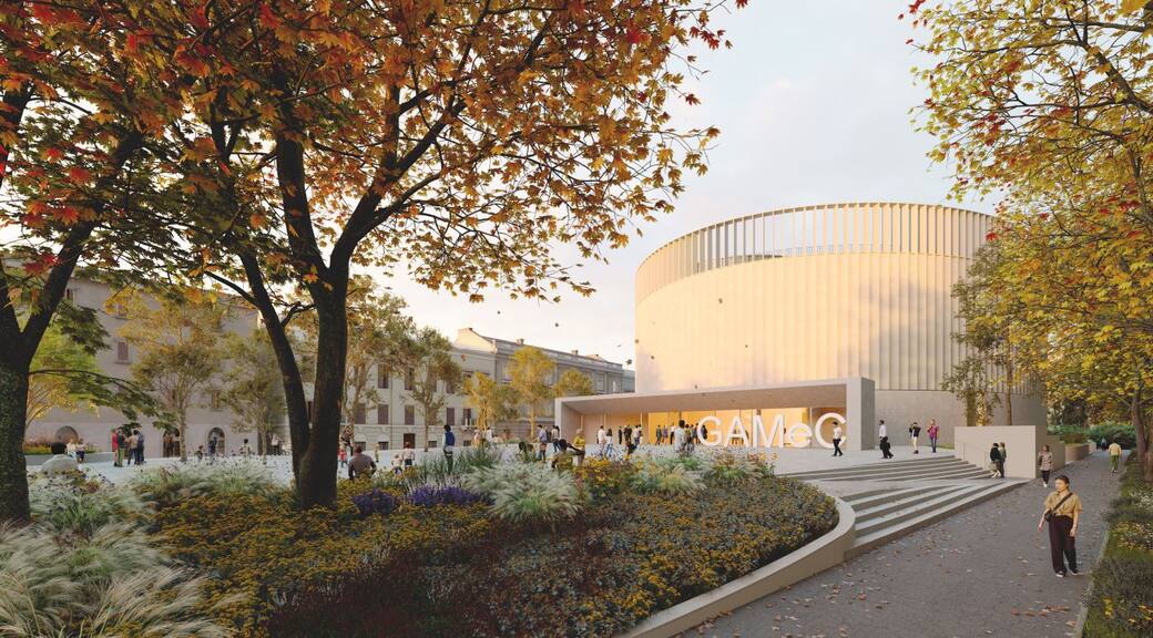 C+S Architects, Piazza GAMeC. Render by GDA-Visualization