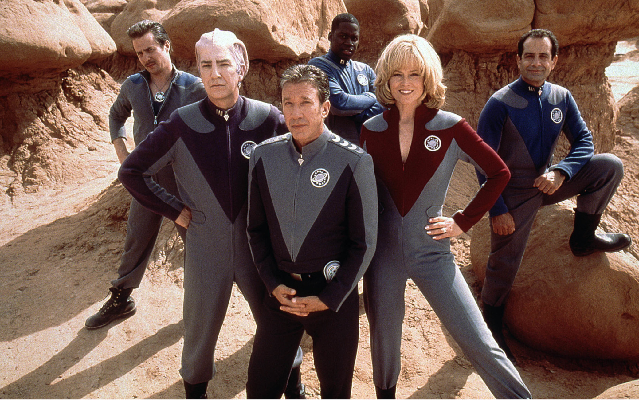Galaxy Quest SUPPLIED BY ALPHA M010500
SAM ROCKWELL, ALAN RICKMAN, TIM ALLEN, DARYL MITCHELL, SIGOURNEY WEAVER & TONY SHALHOUB
"GALAXY QUEST"