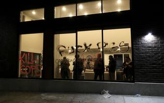 US-ACTIVISTS-IN-OAKLAND-PROTEST-POLICE-BRUTALITY-IN-DEATH-OF-GEO