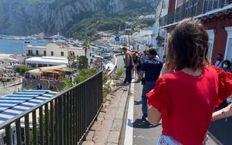 Bus precipitato a Capri