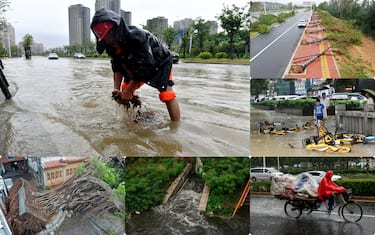 Il tifone Donkuri  in Cina