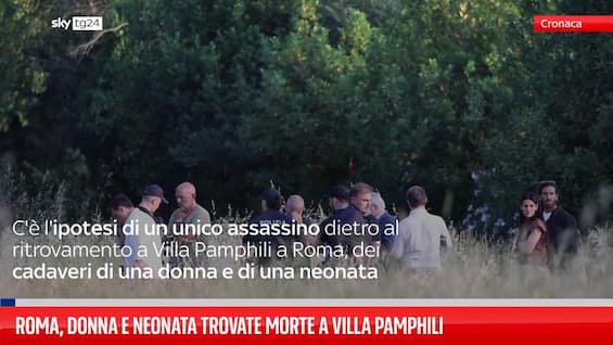 Roma, donna e neonata trovate morte a Villa Pamphili