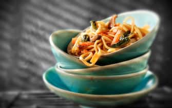 Chinese Stir fried vegetables & noodles