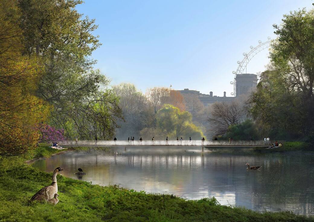 Queen Elizabeth II Memorial. Copyright Foster + Partners
