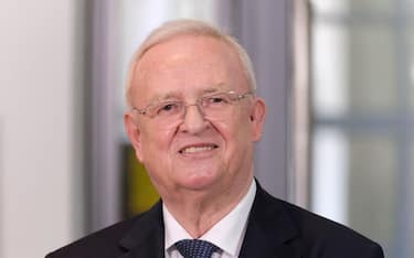 BRAUNSCHWEIG, GERMANY - SEPTEMBER 3: Former Volkswagen Chairman Martin Winterkorn during his trial on September 3, 2024 in Braunschweig, Germany. The former Volkswagen CEO faces charges of fraud and making false statements for using defeat devices that made cars seem less polluting in lab tests than they were on the road. (Photo by Pool/Getty Images)