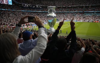 Gente allo stadio di Wembley