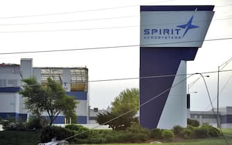 epa08083643 (FILE) - Damaged buildings at Spirit Aerosystems airplane manufacturing plant after a tornado moved through the area over night in Wichita, Kansas, USA, 15 April 2012 (reissued 20 December 2019). Reports on 20 December 2019 state Spirit AeroSystems, a major supplier of Boeing, said they would stop building fuselages for Boeing's grounded 737 MAX passenger planes. The move by Spirit AeroSystems is seen as an indication of Boeing's suppliers becoming affected by Boeing's production cut.  EPA/LARRY W. SMITH *** Local Caption *** 50301849