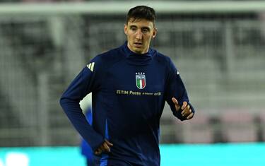 FORT LAUDERDALE, FLORIDA - MARCH 19: Andrea Cambiaso of Italy in action during Italy training session at Chase Stadium on March 19, 2024 in Fort Lauderdale, Florida.  (Photo by Claudio Villa/Getty Images)