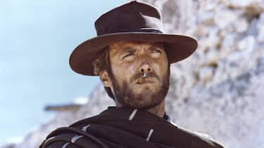 American actor and director Clint Eastwood on the set of For a Few Dollars More (Per qualche dollaro in piÃ¹), written and directed by Italian Sergio Leone. (Photo by Sunset Boulevard/Corbis via Getty Images)
