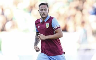 Josh Brownhill of Burnley FC during the Real Betis v Burnley FC, friendly match played at Nuevo Colombino Stadium, on July 28, 2023 in Huelva, Spain. (Photo by Antonio Pozo / pressinphoto / Sipa USA)PHOTO)