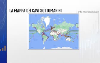 Un'immagine, diffusa dalla Marina Militare il 3 marzo 2024, di Nave Duilio in navigazione nel Mar Rosso