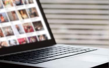 A computer and porn site