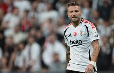 9/22/2024 - ISTANBOEL - Ciro Immobile of Besiktas JK during the Turkish Super Lig match between Besiktas AS and Eyupspor at Besiktas Park stadium on Sept. 22, 2024 in Istanbul, Turkey. ANP | Hollandse Hoogte | GERRIT VAN KEULEN /ANP/Sipa USA