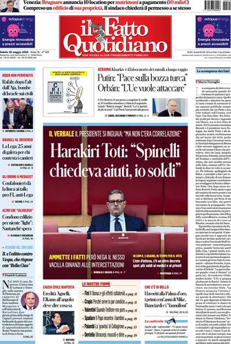 Rassegna stampa 25 maggio