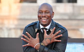 US actor Tyrese Gibson arrives for the Premiere of the film "Fast X", the tenth film in the Fast & Furious Saga, on May 12, 2023 at the Colosseum monument in Rome. (Photo by Alberto PIZZOLI / AFP) (Photo by ALBERTO PIZZOLI/AFP via Getty Images)