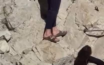 Germania, turista scala la montagna più alta in Birkenstock