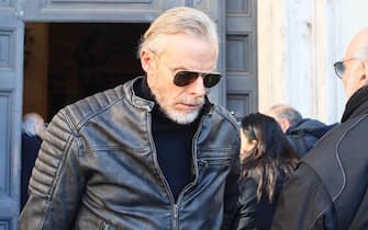 Roma, Funerali di Pietro Genuardi nella Chiesa degli Artisti - Nella foto: Kaspar Capparoni