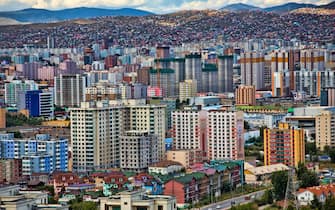 Views of Ulan Bator, capitol of Mongolia.
