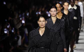 Atmosphere at the Tod's fashion show during the Milan Fashion Week Womenswear Fall/Winter 2023/2024 on February 24, 2023 in Milan, Italy. (Photo Estrop by Getty Images)