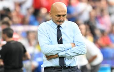 Italy’s head coach Luciano Spalletti reacts during the round of sixteen UEFA EURO 2024 soccer match between Italy and Switzeland at Olympiastadion in Berlin, Germany, 29 June 2024. ANSA/DANIEL DAL ZENNARO