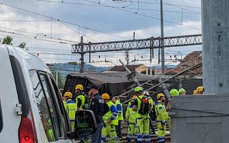 DERAGLIAMENTO TRENO A FIRENZE