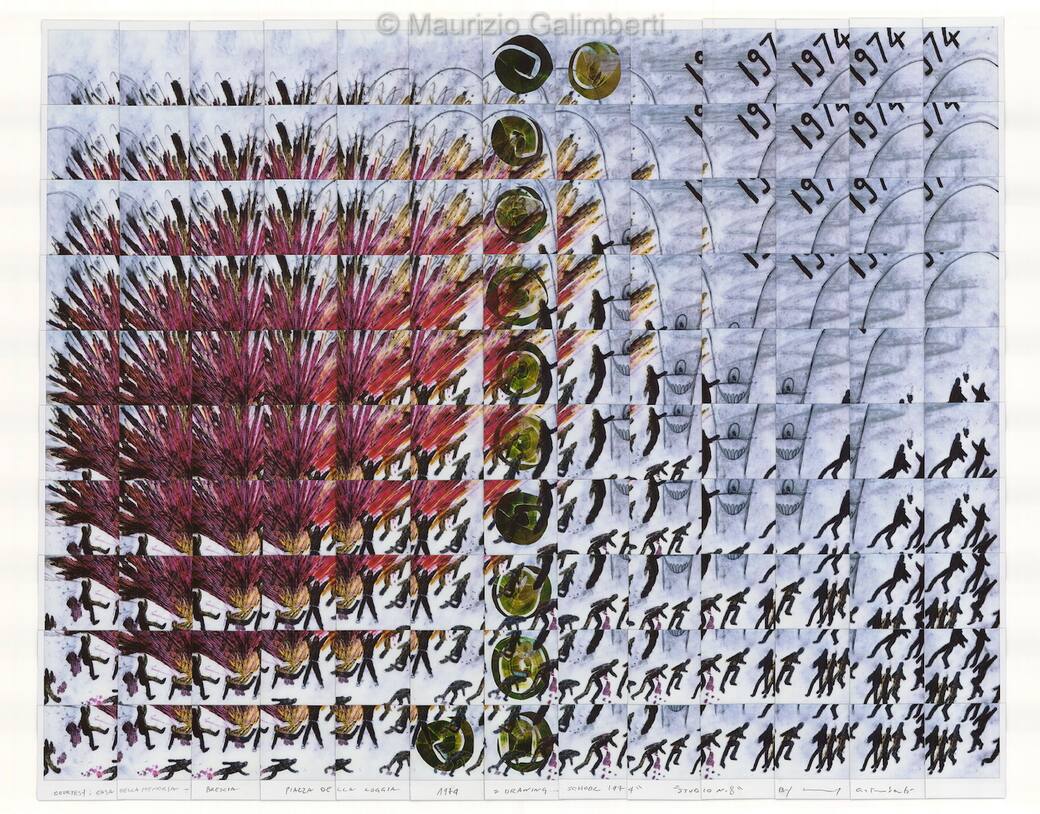 Maurizio Galimberti, Studio N08, Piazza della Loggia Brescia, 2024. © Maurizio Galimberti. Archivio Casa della Memoria