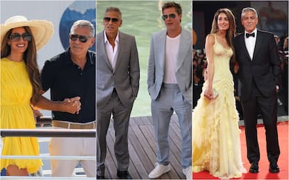 Venezia 81, George Clooney e Amal Alamuddin al Lido e sul red carpet