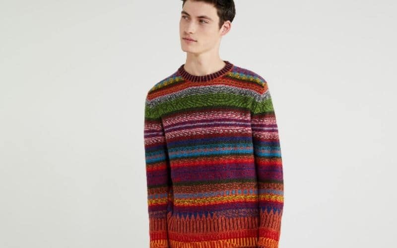 Maglione uomo jacquard 