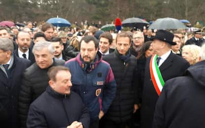 Foibe, Salvini: bimbi nelle foibe e ad Auschwitz sono uguali