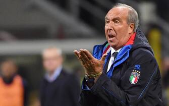 Italy's head coach Gian Piero Ventura reacts during the FIFA World Cup 2018 qualification playoff second leg soccer match between Italy and Sweden at the Giuseppe Meazza stadium in Milan, Italy, 13 November 2017.
ANSA/DANIEL DAL ZENNARO