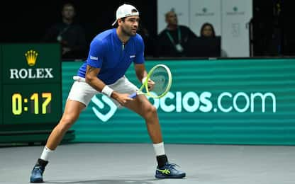 Berrettini-Blockx LIVE: terzo set decisivo