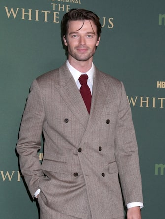 LOS ANGELES - FEB 10:  Patrick Schwarzenegger at the White Lotus Season 3 Premiere at Paramount Studios on February 10, 2025 in Los Angeles, CA