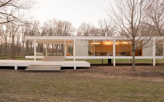 Edith Farnsworth House - photo credit Open Space Series