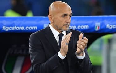 Italy trainer Luciano Spalletti during the Euro 2024 Italy - North Macedonia qualifying match at the Olympic Stadium. Rome (Italy), November 17th, 2023