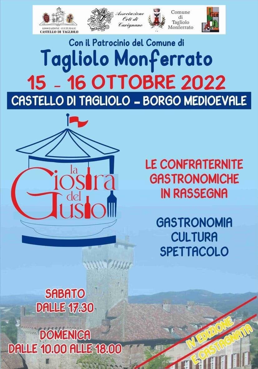 La locandina della Giostra del Gusto 