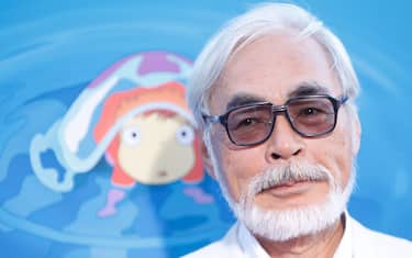 HOLLYWOOD - JULY 27:  Director Hayao Miyazaki arrives to the special screening of "Ponyo" held at the El Capitan Theatre on July 27, 2009 in Hollywood, California.  (Photo by Michael Tran/FilmMagic)