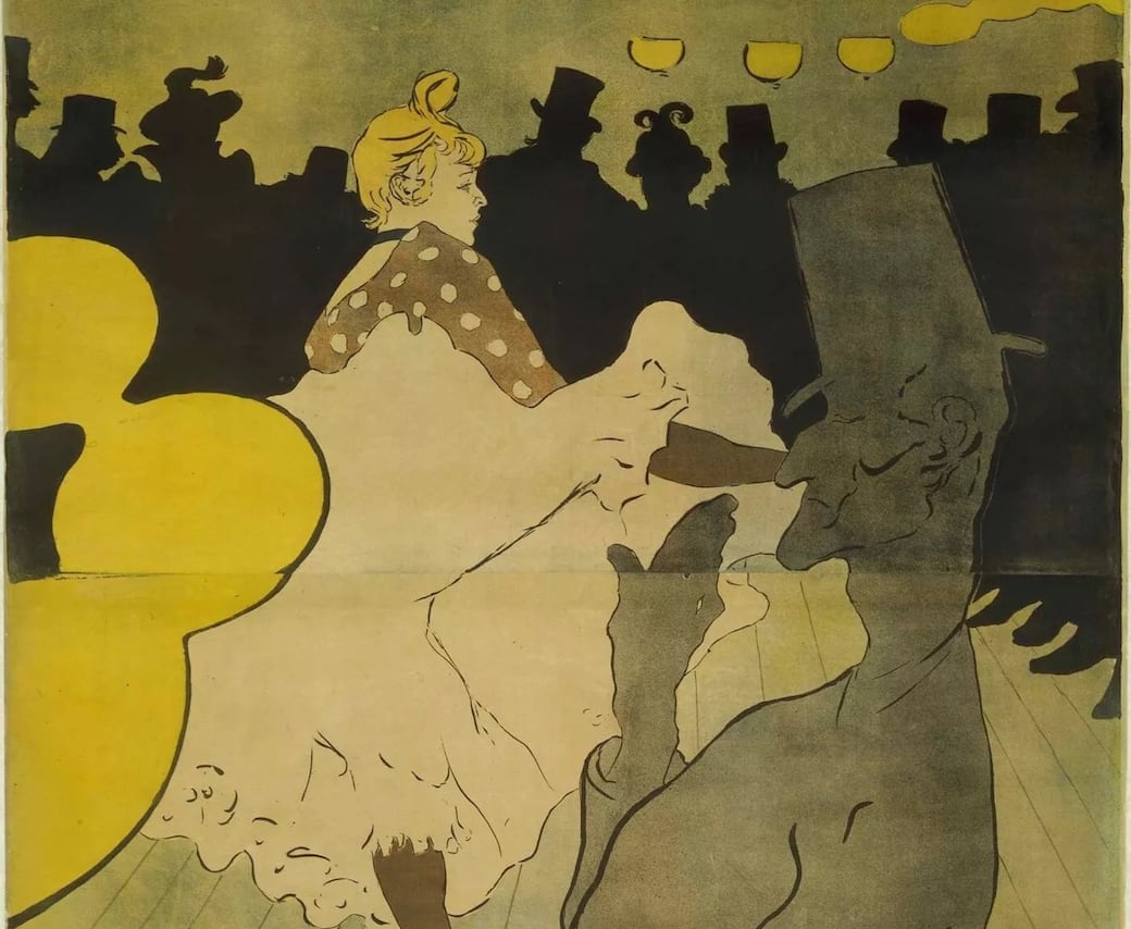 Henri de Toulouse-Lautrec (1864 – 1901) Imprimerie Charles Lévy (Paris) Moulin Rouge. La Goulue, 1891 Lithographie en couleurs, 166 × 115 cm Paris, Bibliothèque nationale de France, département des Estampes et de la photographie Photo BnF