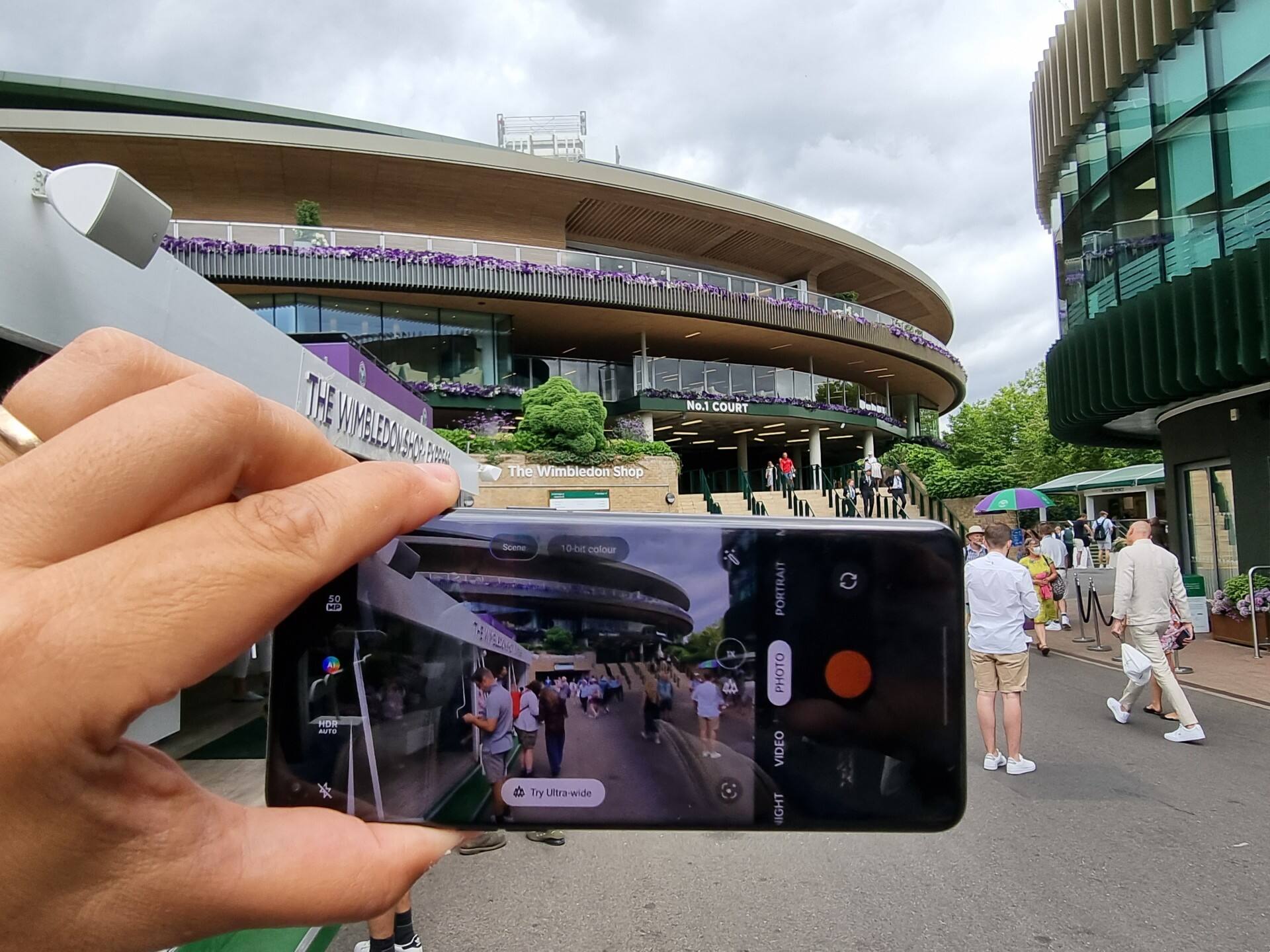 Oppo Find X5 PRO a Wimbledon