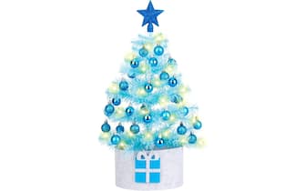Albero di Natale piccolo con luci incorporate