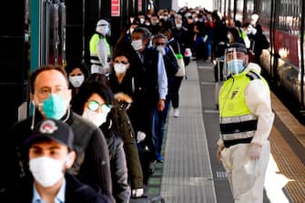 Fase 2: giunto a Napoli treno da Milano