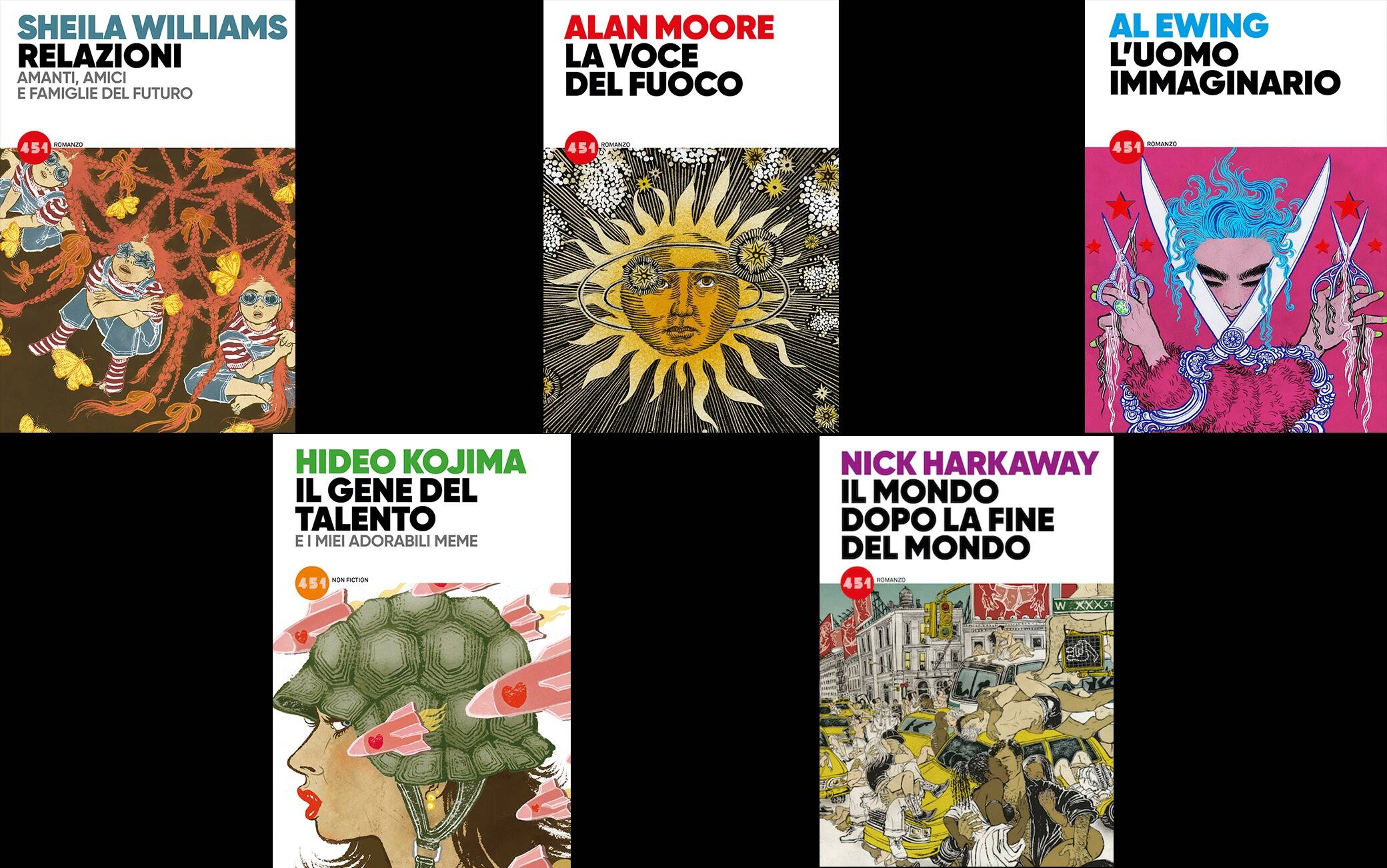 Le copertine dei libri di 451