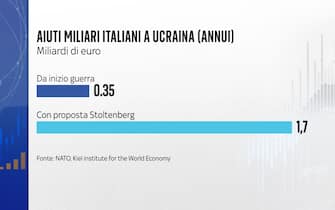 Gli aiuti militari italiani all'Ucraina