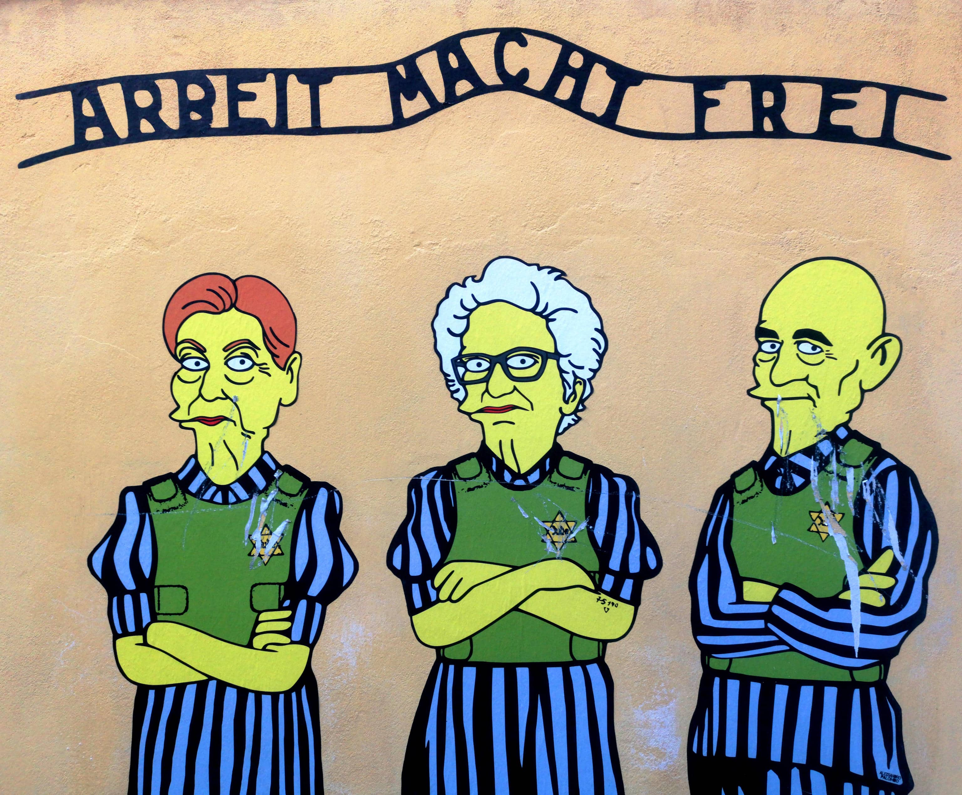 ''Halt! Stoj!” con Edith Bruck, Liliana Segre e Sami Modiano in versione Simpson ''Halt! Stoj!” con Edith Bruck, Liliana Segre e Sami Modiano in versione Simpson