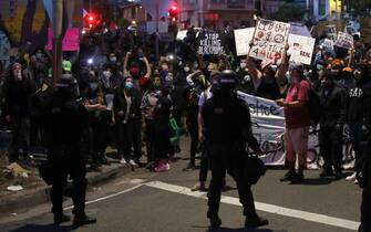 US-ACTIVISTS-IN-OAKLAND-PROTEST-POLICE-BRUTALITY-IN-DEATH-OF-GEO