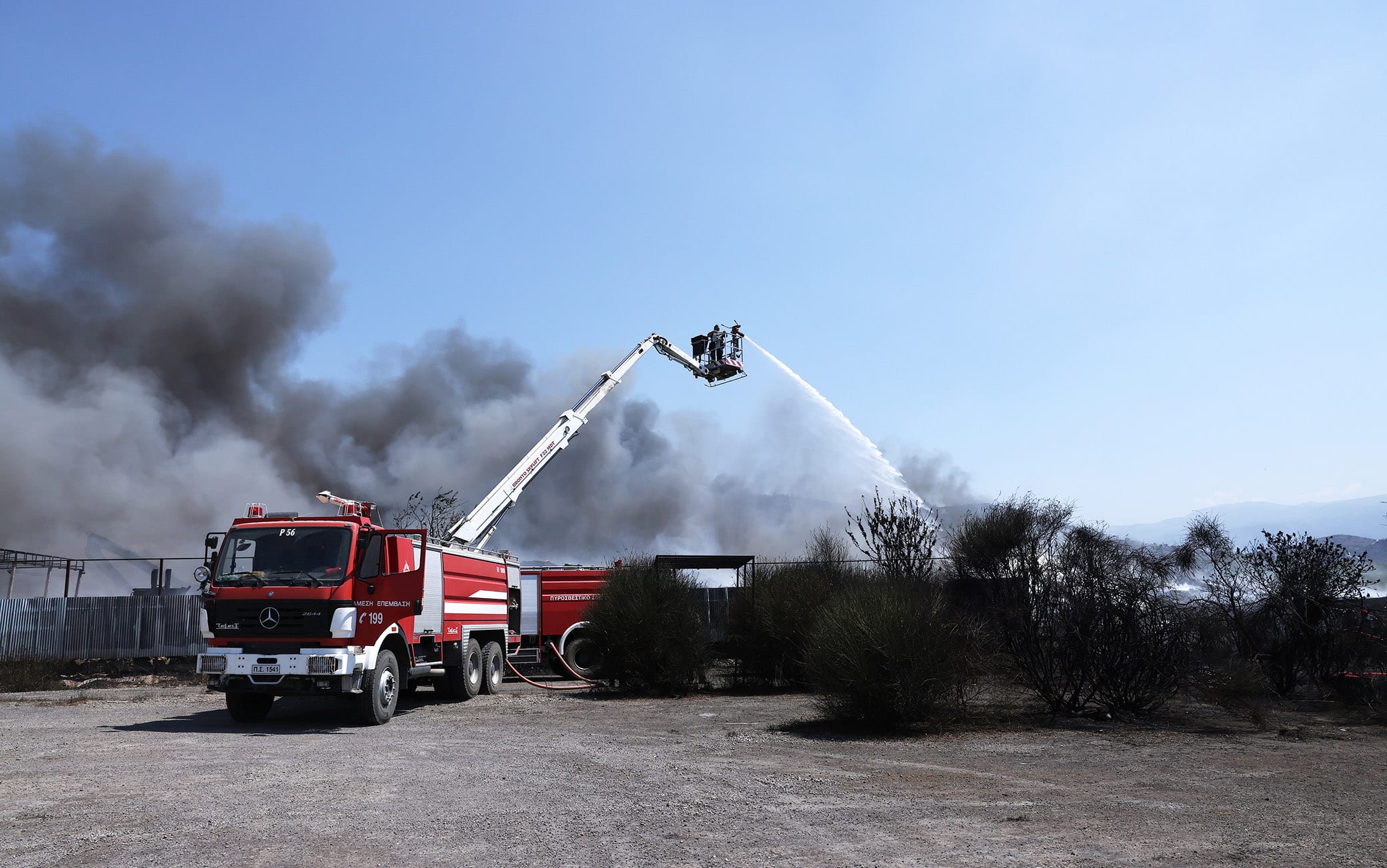 Incendi in grecia